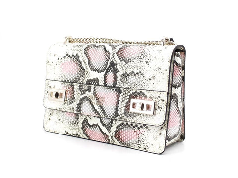 GUESS Katey Flap Borsa Pitonata Yellow Python KG787021 - Sandrini Calzature e Abbigliamento