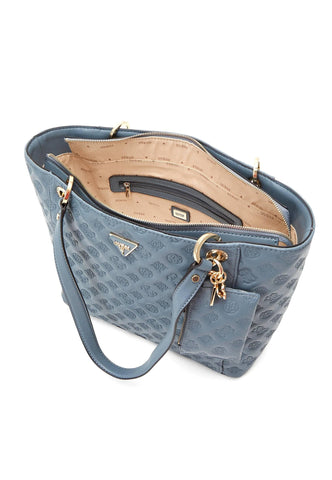 GUESS Noelle Borsa Tote Elite Azzurro Slate LF787923 - Sandrini Calzature e Abbigliamento