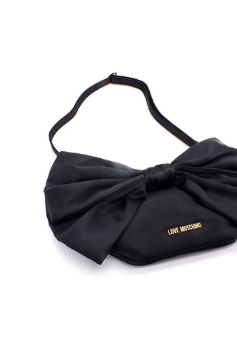 LOVE MOSCHINO Baguette Borsa Fiocco Nero JC4078PP1GLO0000 - Sandrini Calzature e Abbigliamento