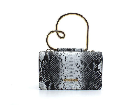 LOVE MOSCHINO Borsa Pochette Clutch Pythin Animalier Roccia JC4390PP0EKI0954 - Sandrini Calzature e Abbigliamento