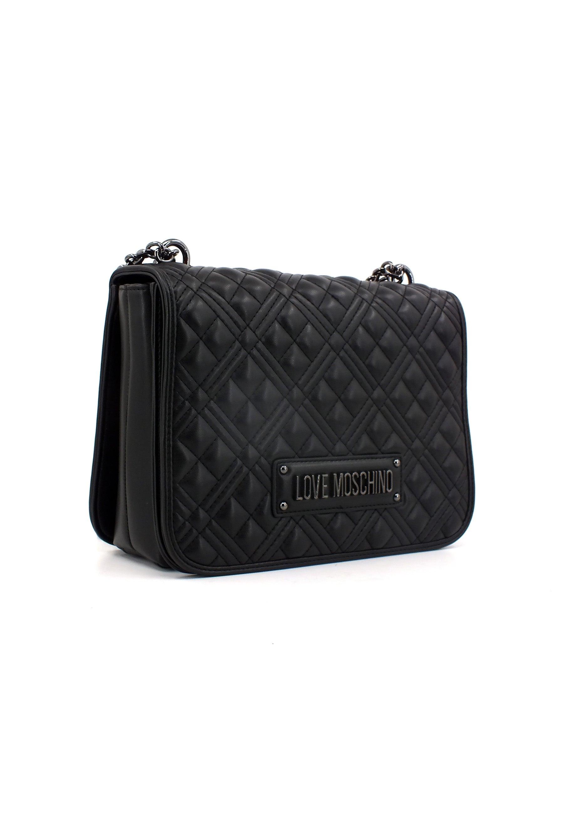 LOVE MOSCHINO Borsa Shoulder Nero Canna Di Fucile JC4000PP0HLA000A - Sandrini Calzature e Abbigliamento