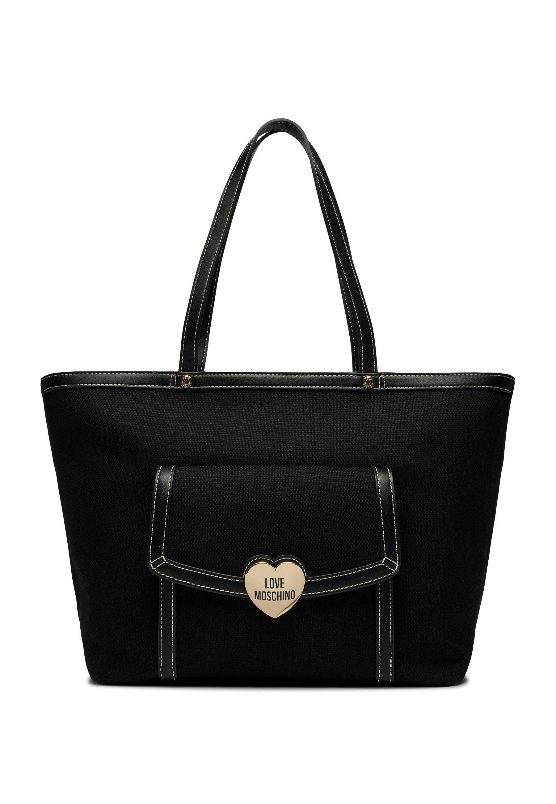 LOVE MOSCHINO Borsa Tote Donna Nero JC4044PP1ILH100A - Sandrini Calzature e Abbigliamento