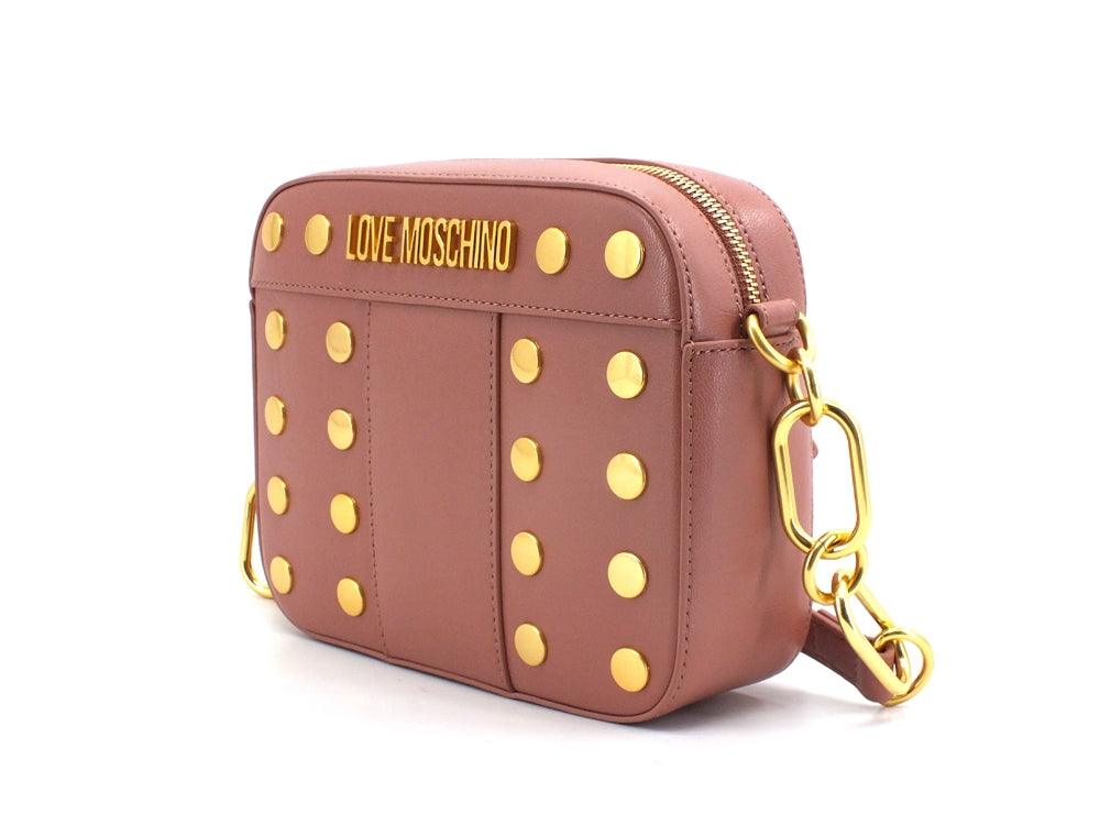 LOVE MOSCHINO Borsa Tracolla Borchie Rosa Antico JC4223PP1DLM0611 - Sandrini Calzature e Abbigliamento