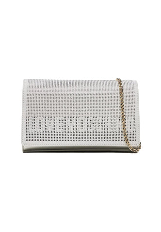 LOVE MOSCHINO Borsa Tracolla Strass Silver JC4139PP1GLY190A - Sandrini Calzature e Abbigliamento