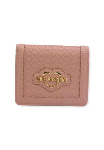 LOVE MOSCHINO Portafoglio Cuori Rosa Cipria JC5695PP0FKF0601 - Sandrini Calzature e Abbigliamento