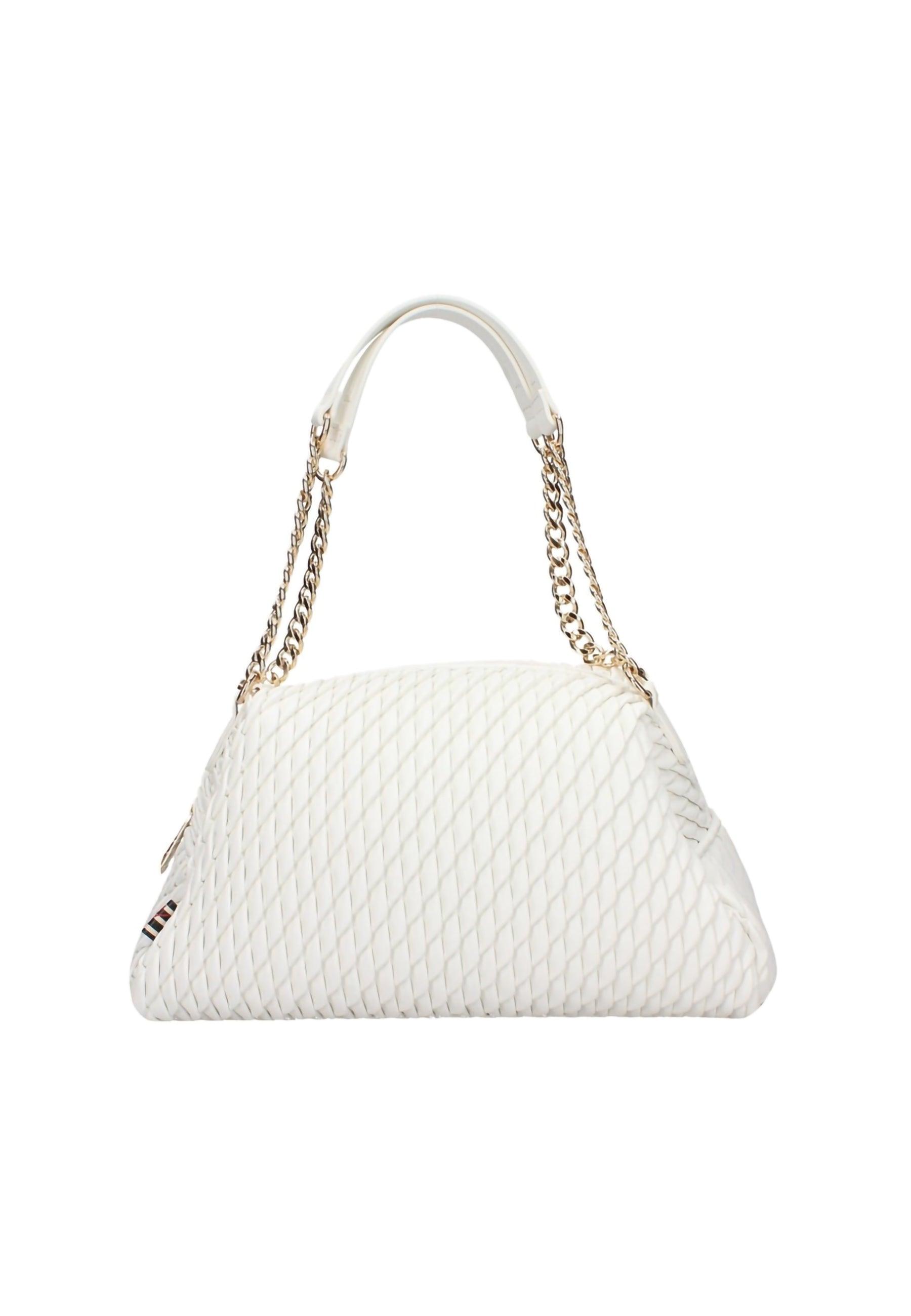 MANILA GRACE Borsa Tote Medium Bianco B275EU - Sandrini Calzature e Abbigliamento