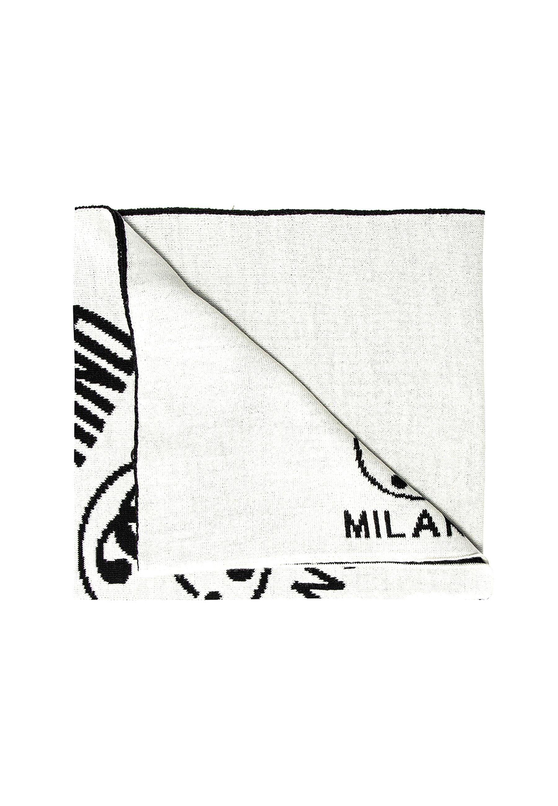MOSCHINO Sciarpa Bicolor Reversibile Black White 50055-M5145 - Sandrini Calzature e Abbigliamento