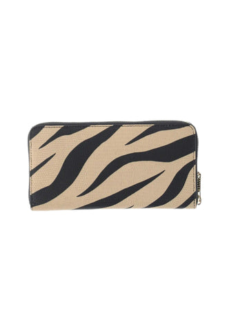 PATRIZIA PEPE Portafoglio Donna Black Beige Fantasia 8Q4879-L099 - Sandrini Calzature e Abbigliamento