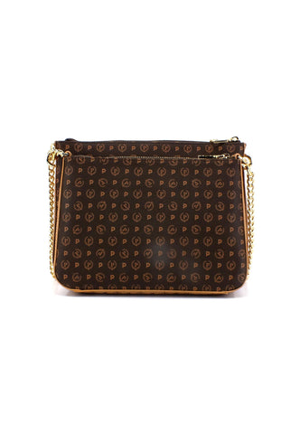 POLLINI Borsa Shoulder Con Pochette Crema Marrone TE8469PP0DQ5330A - Sandrini Calzature e Abbigliamento