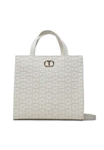 TWINSET Borsa Tote Avorio 231TB711B - Sandrini Calzature e Abbigliamento