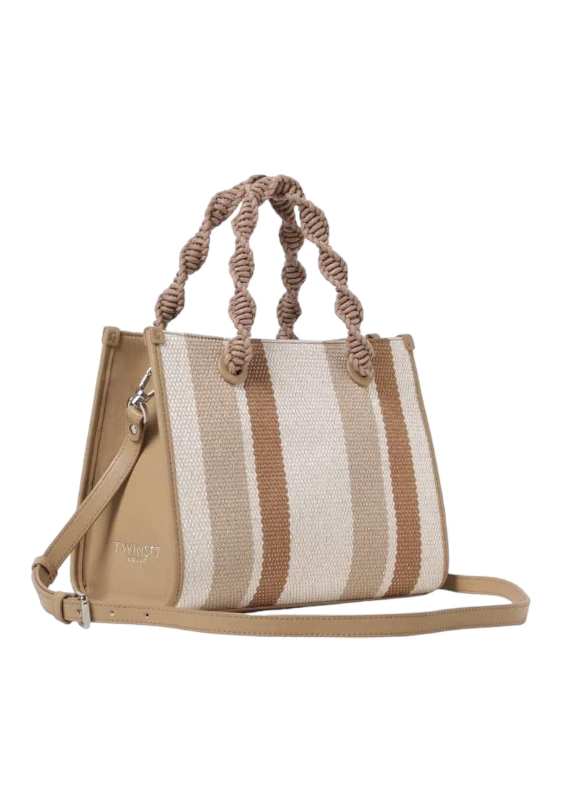 TWINSET Borsa Tote Donna Riga Summer 241TD8301 - Sandrini Calzature e Abbigliamento