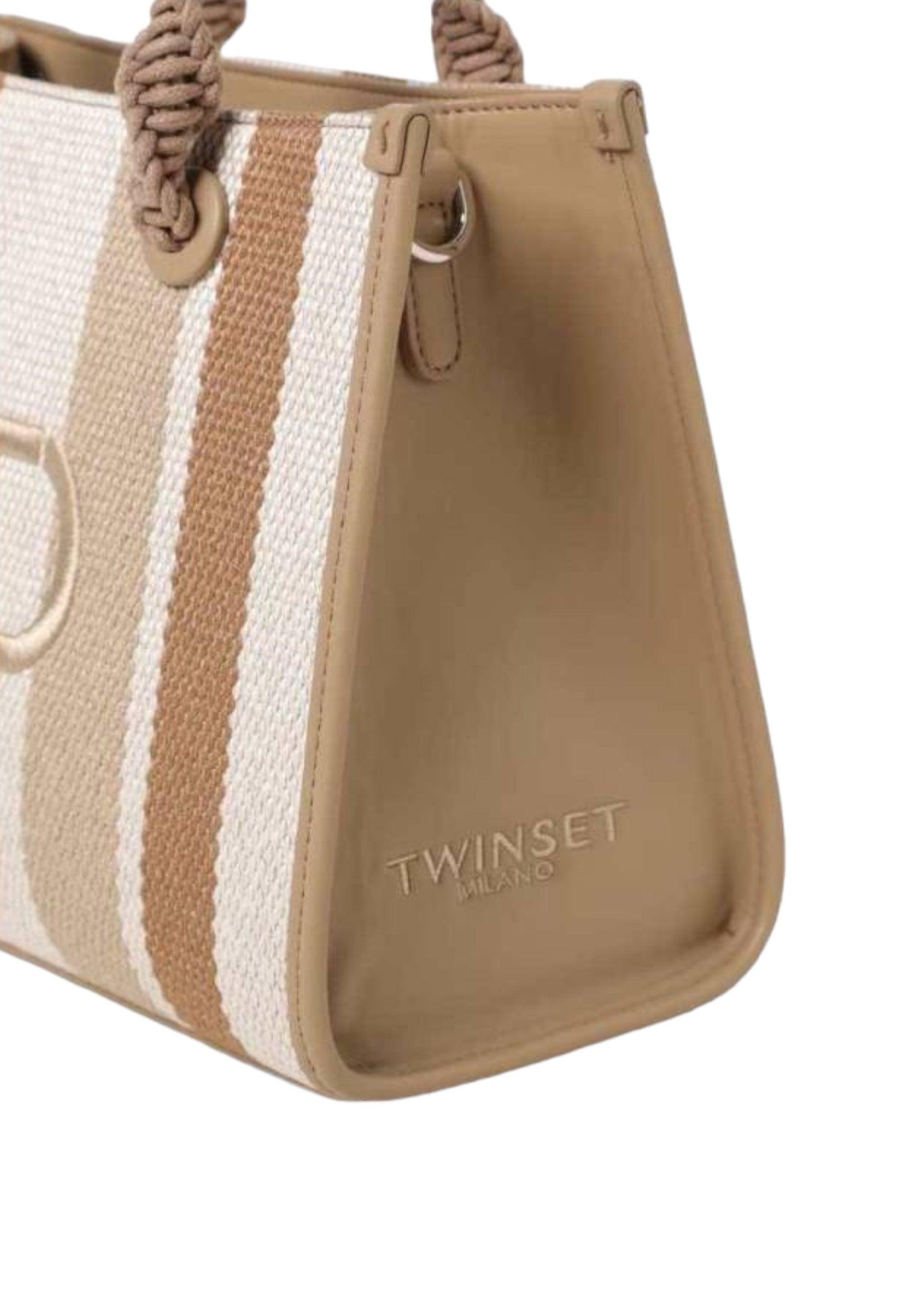 TWINSET Borsa Tote Donna Riga Summer 241TD8301 - Sandrini Calzature e Abbigliamento